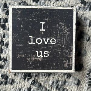 Black and White Decorative Sign